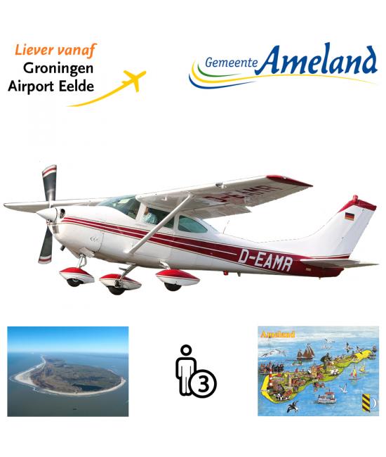 Proefles | Vliegles Cessna 182 Eelde - Ameland - Eelde (eilandvlucht)
